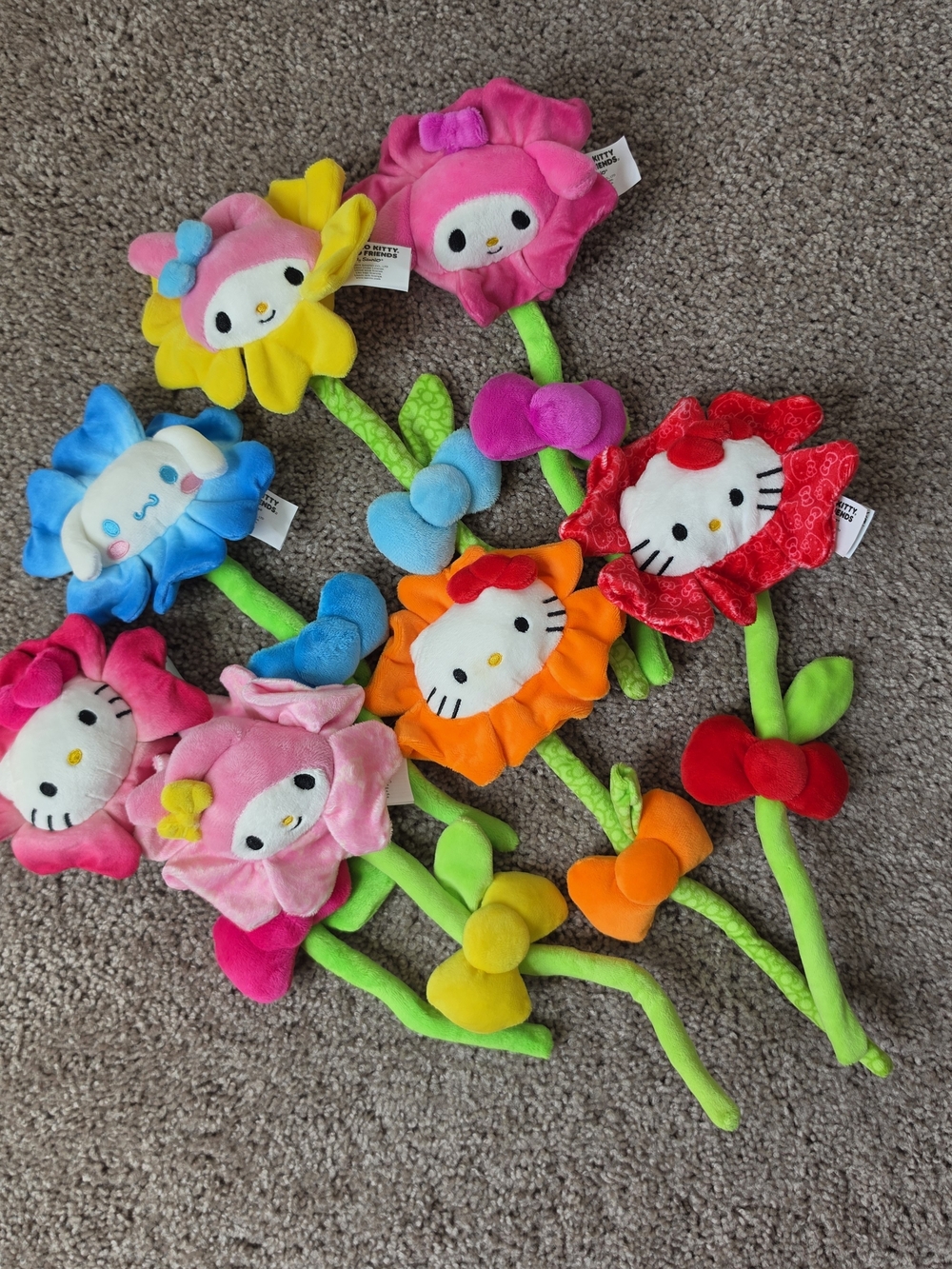 Sanrio Plush Flower Characters Set - Multicolor - Picture 2 of 14